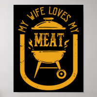 Mijn vrouw houdt van mijn vlees grappige woordgril