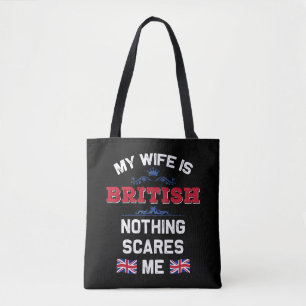 Mijn vrouw is Britse monarchie Verenigd Koninkrijk Draagtas