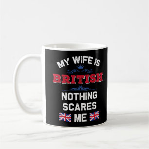 Mijn vrouw is Britse monarchie Verenigd Koninkrijk Koffiemok