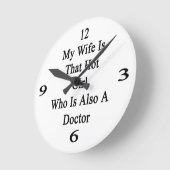 Mijn vrouw is dat hete meisje dat ook dokter is ronde klok (Hoek)