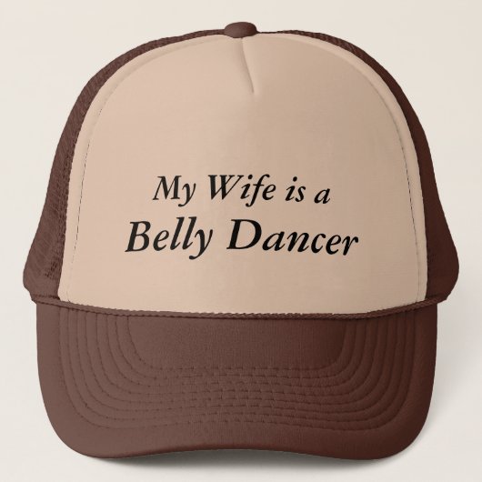 Mijn vrouw is een Belly Dancer Trucker Pet (Voorkant)