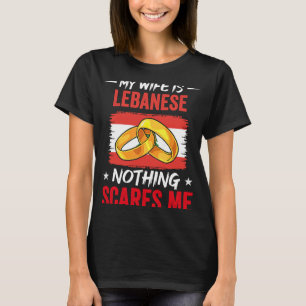 Mijn vrouw is Libanees niets wat mij het erfgoed v T-shirt