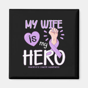 Mijn vrouw is mijn held voor alvleesklierkanker magneet