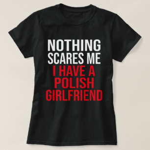Mijn vrouw is Pools niets wat me schaamt. T-shirt