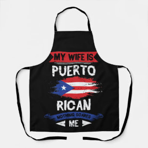 Mijn vrouw is Puerto Rican Puerto Rico Heritage Ro Schort
