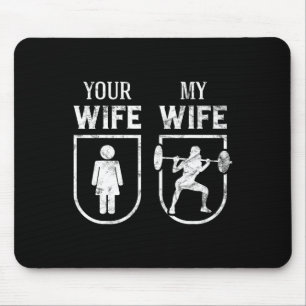 Mijn vrouw, je vrouw, weeshuis, grappenmaker muismat