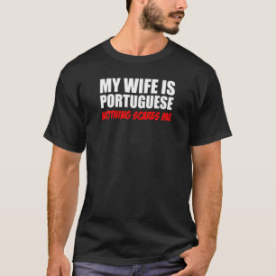 Mijn vrouw Portugees niets T-shirt