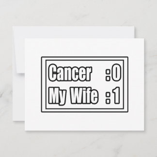 Mijn vrouw tegen kanker (Scorebord)