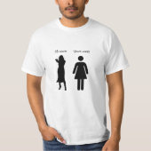 Mijn vrouw - Uw vrouw T-shirt (Voorkant)