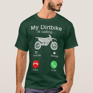 Mijn vuilfiets belt op weg naar Braap Motocross T-shirt