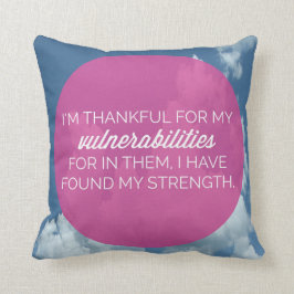 Mijn Vulnerabilities Quote Kussen