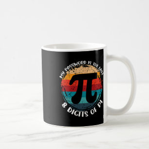 Mijn wachtwoord is de laatste 8 cijfers van PI Wis Koffiemok