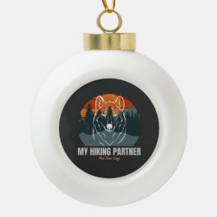 Mijn wandelende partner heeft vier Legs Keramische Bal Ornament