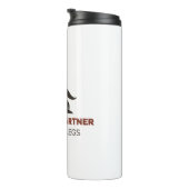 Mijn wandelpartner heeft vier poten thermosbeker (Geroteerd rechts)