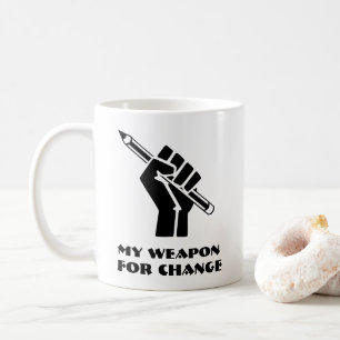 Mijn wapen voor verandering koffiemok