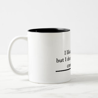Mijn ware zelf tweekleurige koffiemok