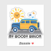 Mijn waterdichte Woody Wagon Sticker (Vel)