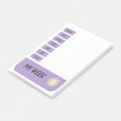 Mijn week later post-it® notes (Schuin)