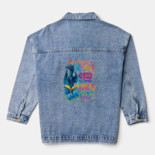 Mijn weekeinde is allemaal geboekt denim jacket