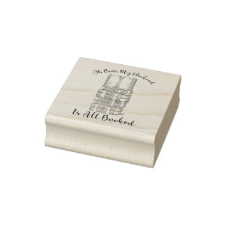 Mijn weekeinde is geboekt. 	rubberstempel