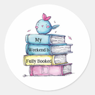 Mijn weekend is helemaal volgeboekt sticker  | Gra