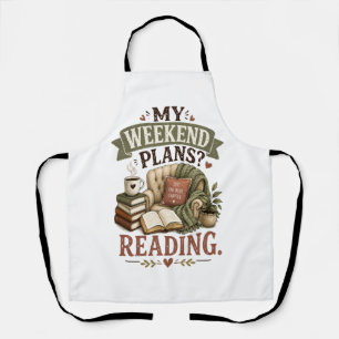 Mijn weekendplannen Boek Lezer Knus Lezen Schort