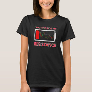 Mijn weerstandsdag afwachtend Aandelenmarkt Tra T-shirt