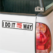 Mijn weg bumpersticker (Op Truck)