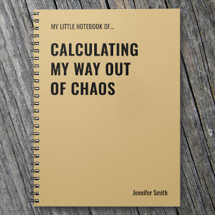 Mijn weg uit de chaos berekenen Kantoor Notitieboek
