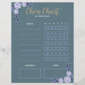 Mijn wekelijkse Koortgrafiek - Dubbelzijdige Flora (Achterkant)