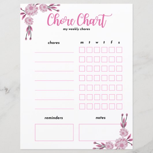 Mijn wekelijkse Koortgrafiek - Dubbelzijdige Flora (Voorkant)