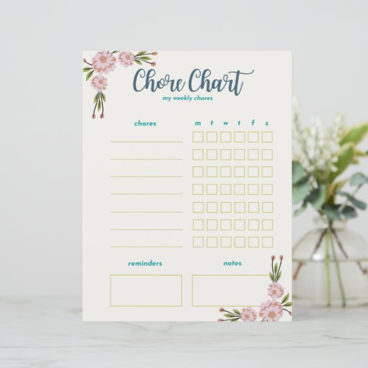 Mijn wekelijkse Koortgrafiek - Dubbelzijdige Flora (Staand voorkant)