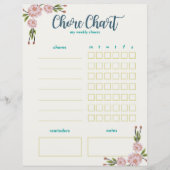 Mijn wekelijkse Koortgrafiek - Dubbelzijdige Flora (Voorkant)