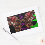 Mijn wens rechthoekige sticker (Envelop)