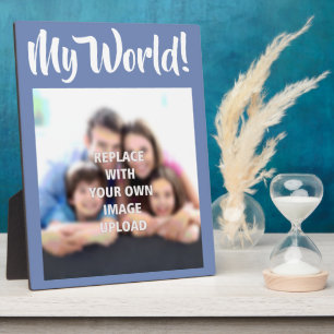 "Mijn wereld" - familiefoto op een Fotoplaat