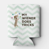Mijn Wiener doet Tricks Blikjeskoeler (Achterkant)