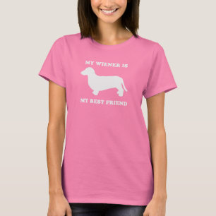 Mijn Wiener is mijn beste vriend T-shirt