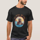 Mijn wijn, mijn vibe t-shirt (Voorkant)