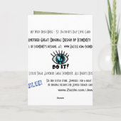 Mijn Wild Iers nam toe Kaart (Achterkant)