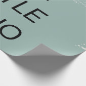 Mijn winkelnaam papier, controleer het cadeaupapier (Hoek)