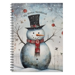 Mijn Winter Snowman Notitieboek