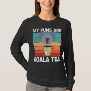 Mijn woordspelingen zijn Koala Tea Pun Koala Beer T-shirt