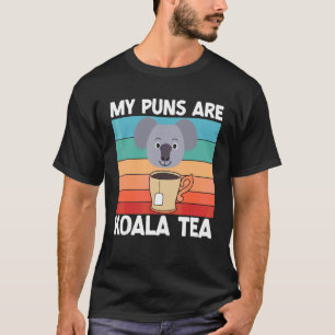 Mijn woordspelingen zijn Koala Tea Pun Koala Beer T-shirt