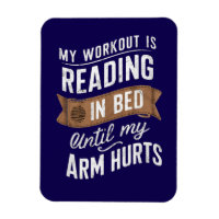 Mijn workout leest op bed tot mijn arm pijn doet