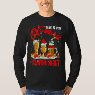 Mijn X Mas Pajama Shirt Xmas Santa Reindeer Elf Be