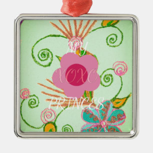 Mijn XOXO kleine prinses design Metalen Ornament
