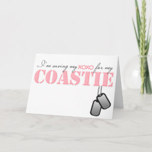 Mijn XOXO opslaan voor mijn Coastie Feestdagen Kaart