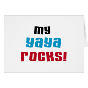 Mijn Yaya Rocks T shirten en geschenken