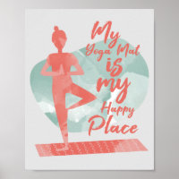 Mijn Yoga Mat is mijn gelukkige plek