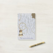 Mijn Yorkie Ate mijn Lesson Plan Post-it® Notes (Op bureau)